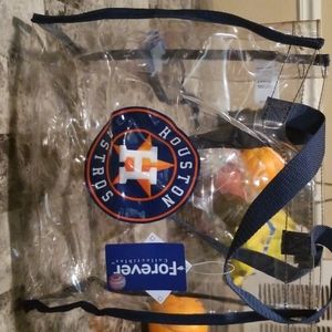 Clear collectible Houston Astros bag
